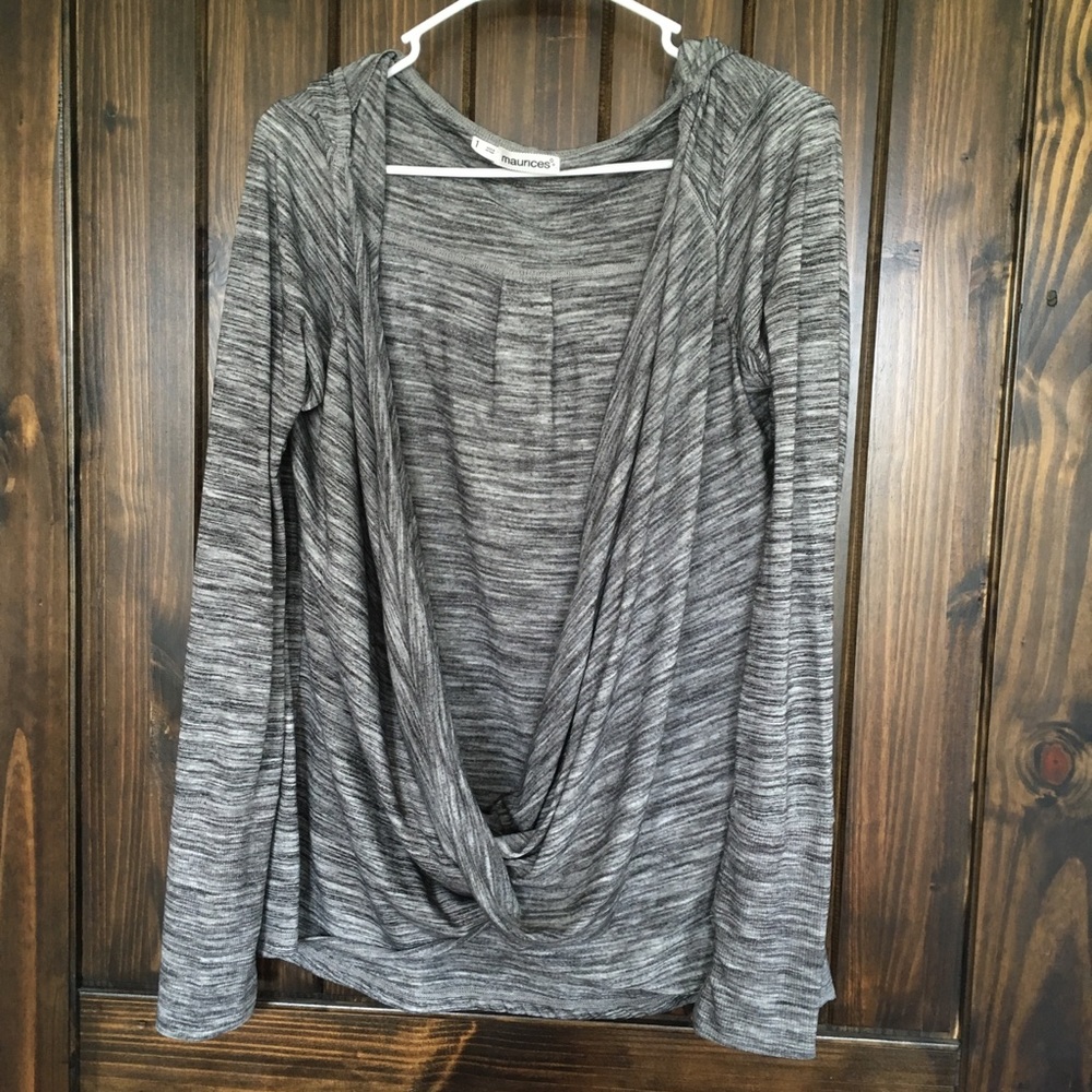 Maurice’s Long Sleeve Scoop Neck w/ Hood